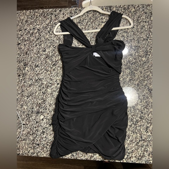 Revolve - Lovers and Friends Maysen Dress-  Black-  Small -Asymmetrical - Picture 5 of 10